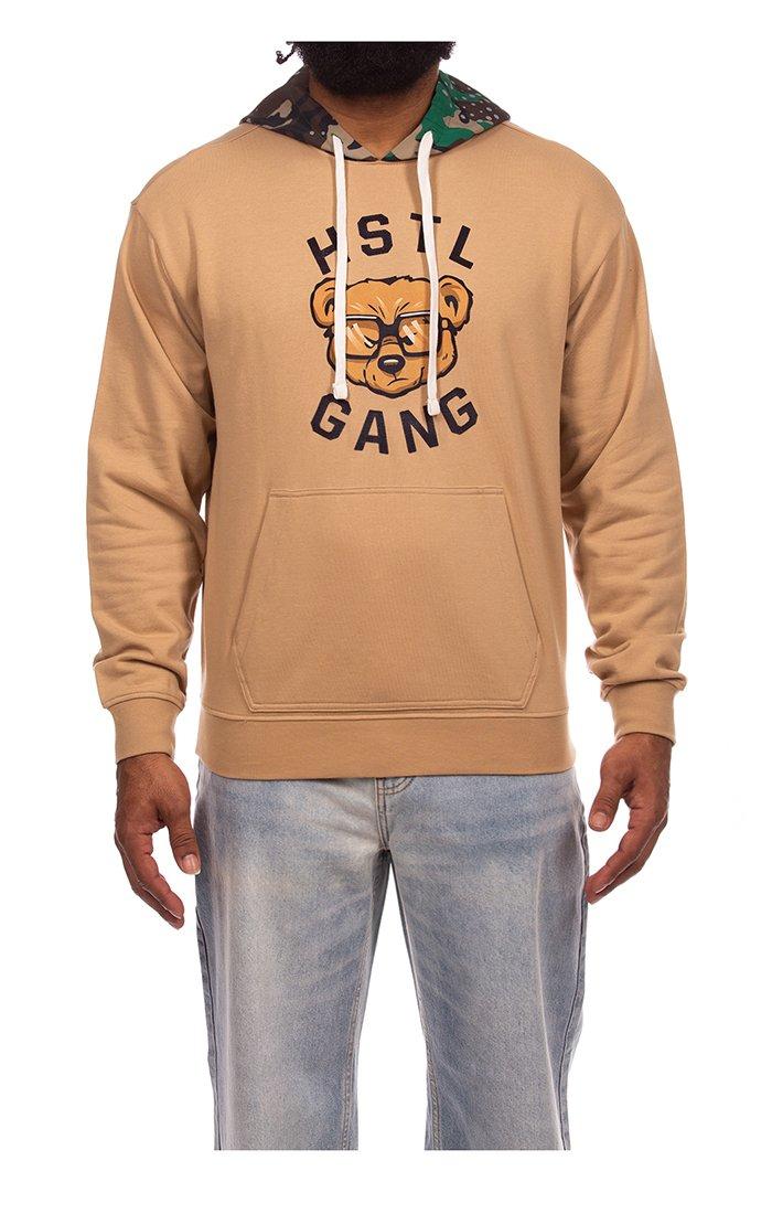 Hustle Gang Men's Geardo Hoodie - Tan - TAN